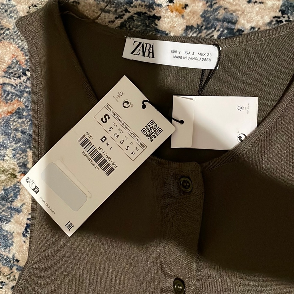 BELTED KNIT DRESS from ZARA